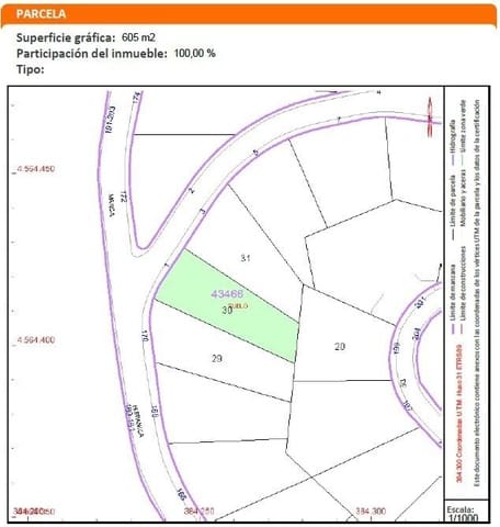 Tontti myytävänä paikassa Segur de Calafell, Calafell - 27 000 € (Ref: 9151988)