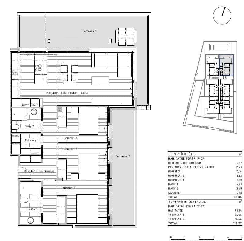 3 soverom Leilighet til salgs i Cunit med svømmebasseng garasje - € 345 009 (Ref: 9152074)