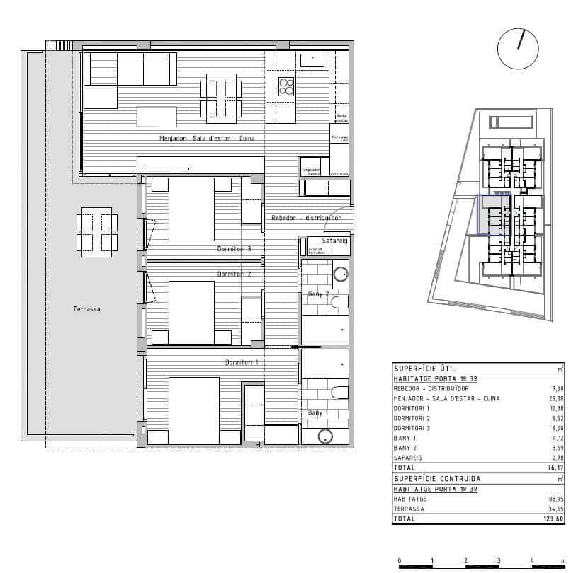 3 slaapkamer Appartement te koop in Cunit met zwembad garage - € 332.840 (Ref: 9152075)