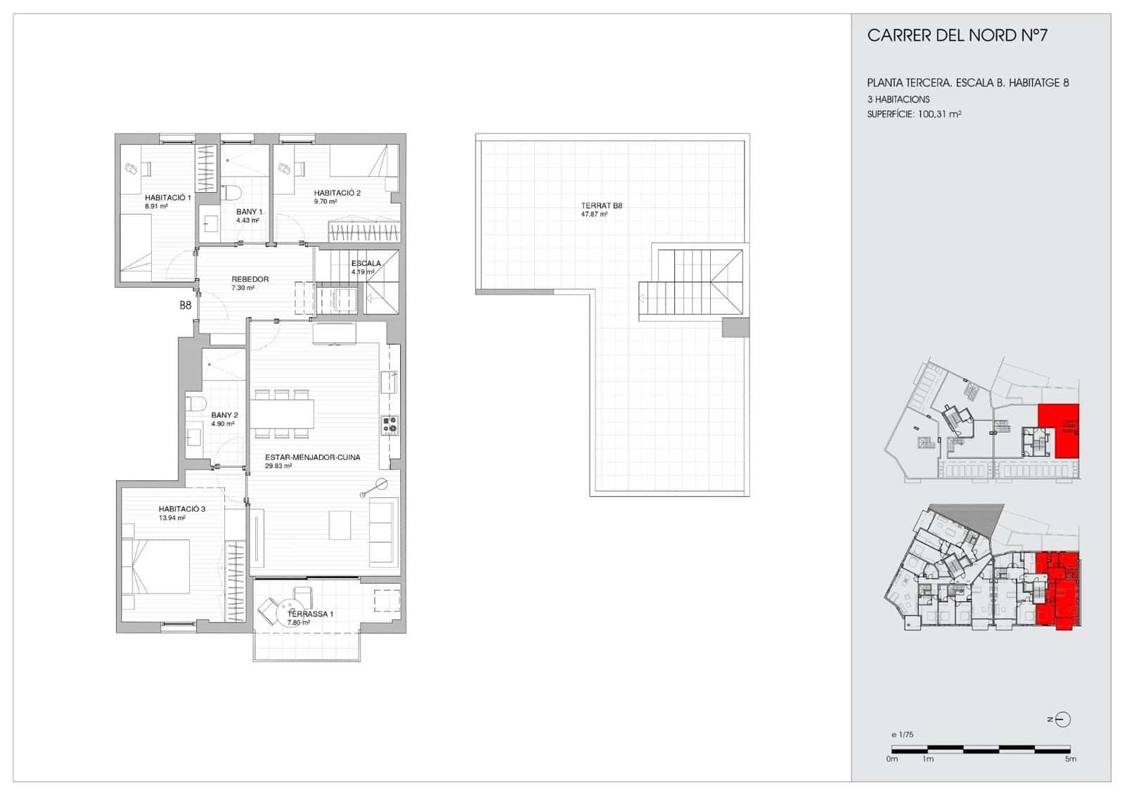 3 bedroom Penthouse for sale in Torredembarra with garage - € 320,000 (Ref: 9265382)