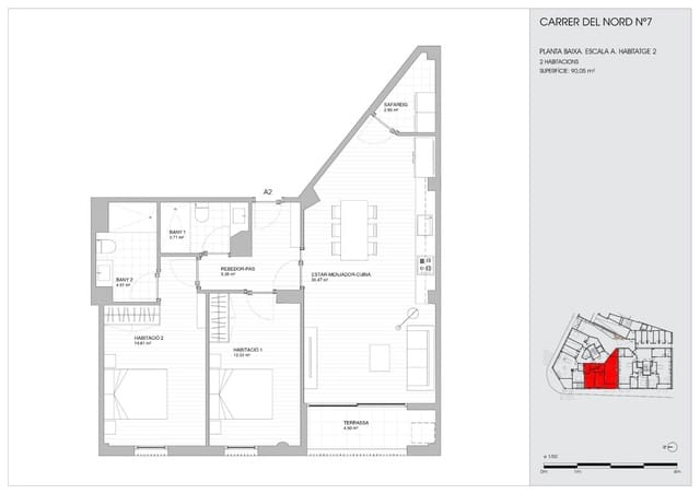 2 sovrum Lägenhet till salu i Torredembarra med garage - 245 000 € (Ref: 9265385)