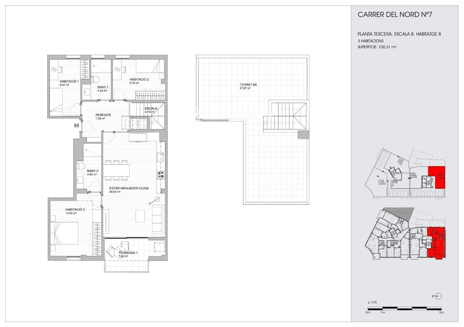 3 quarto Apartamento para venda em Torredembarra - 320 000 € (Ref: 9534650)