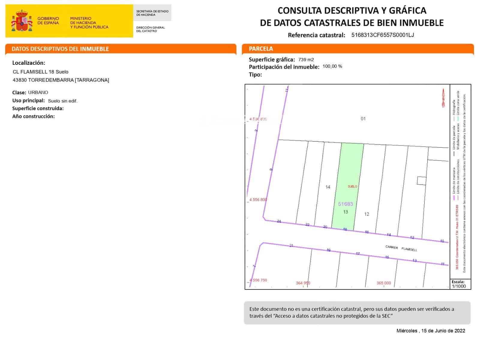 Działka budowlana na sprzedaż w Torredembarra - 399 000 € (Ref: 9534664)