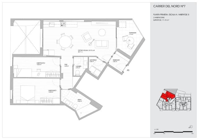 2 slaapkamer Flat te koop in Torredembarra - € 245.000 (Ref: 9534679)