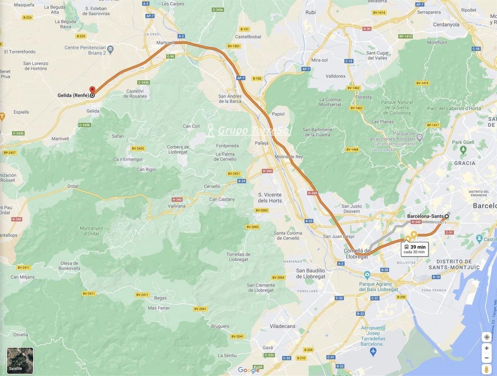 Tontti myytävänä paikassa Sant Llorenc d'Hortons - 70 000 € (Ref: 9534726)