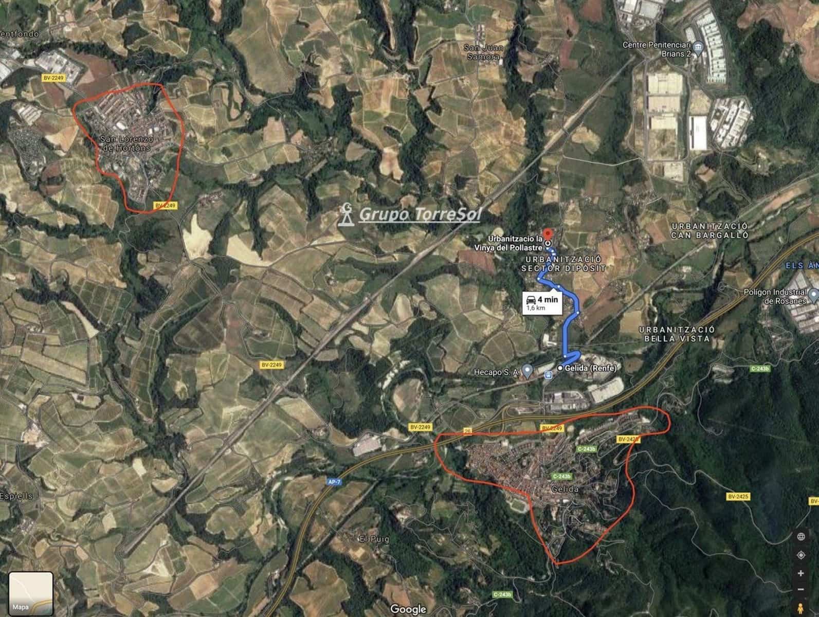 Tontti myytävänä paikassa Sant Llorenc d'Hortons - 70 000 € (Ref: 9534726)