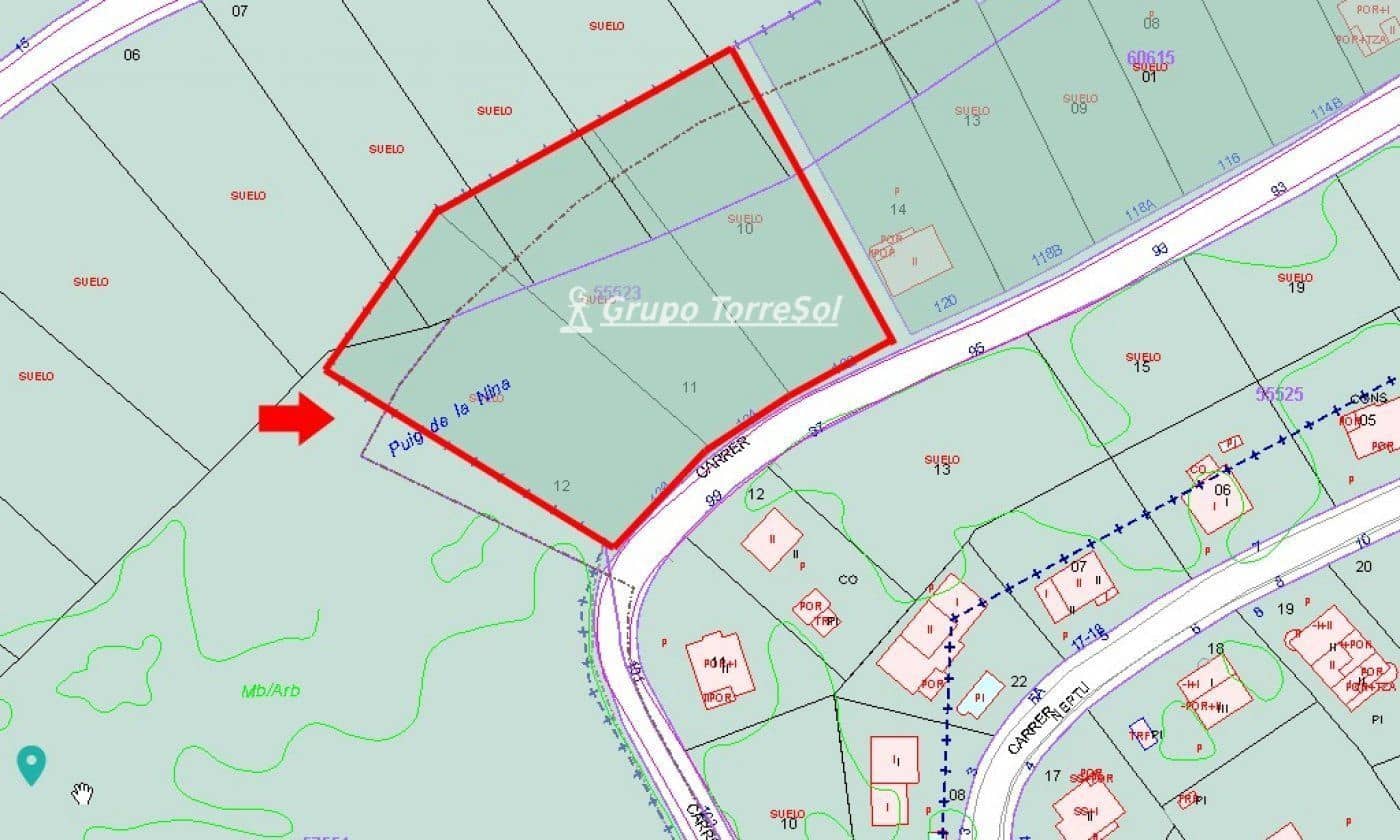 Building Plot for sale in Cunit - € 48,000 (Ref: 9536157)