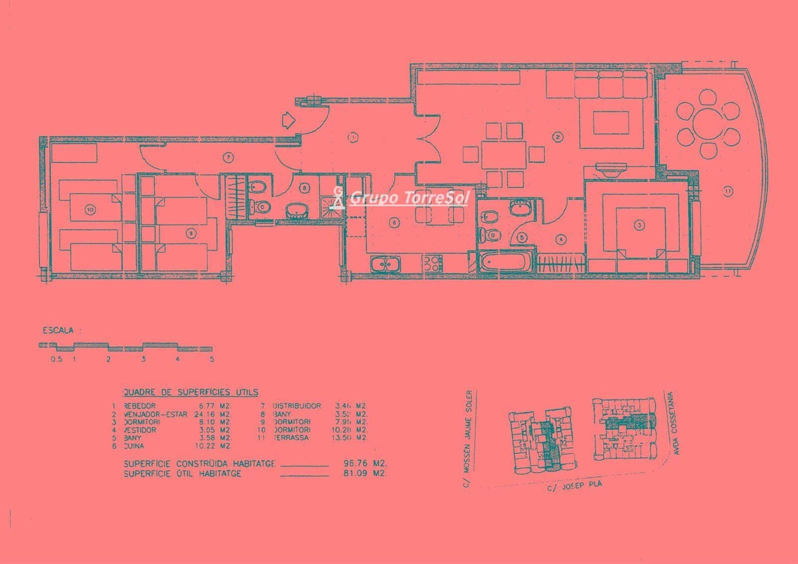3 camera da letto Attico in vendita in Calafell con piscina garage - 369.000 € (Rif: 9536164)