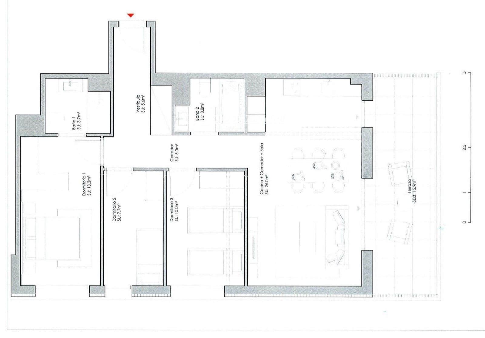 3 soveværelse Lejlighed til salg i Calafell med swimmingpool - € 335.000 (Ref: 9536168)