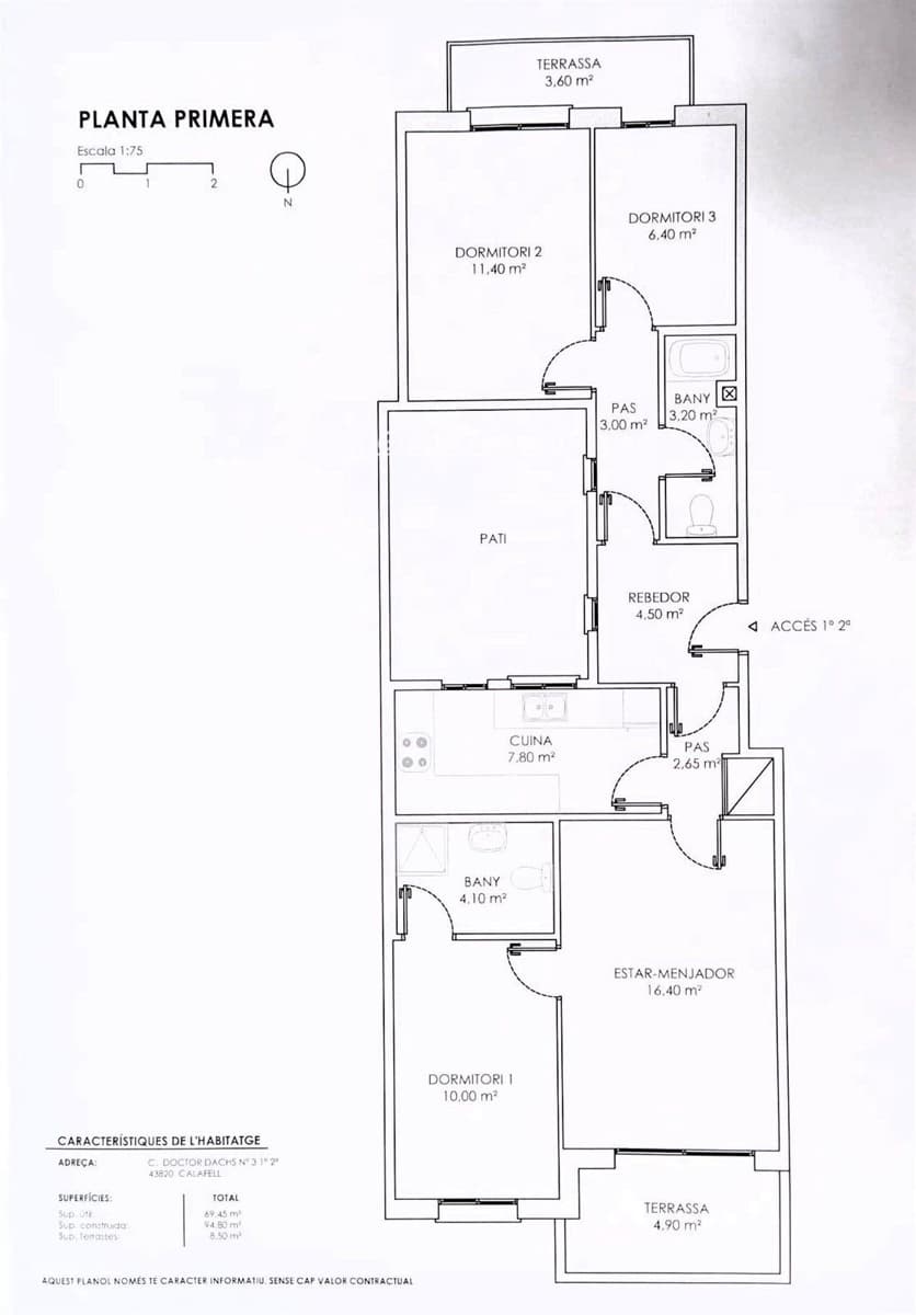 3 bedroom Flat for sale in Calafell - € 189,000 (Ref: 9536230)