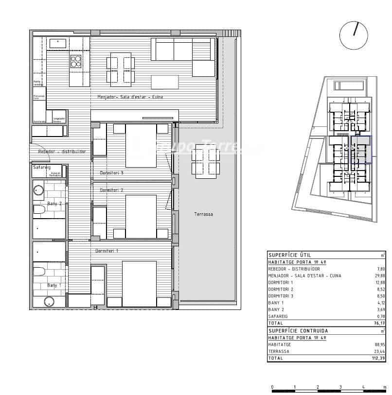 3 soveværelse Lejlighed til salg i Cunit med swimmingpool - € 325.420 (Ref: 9536243)