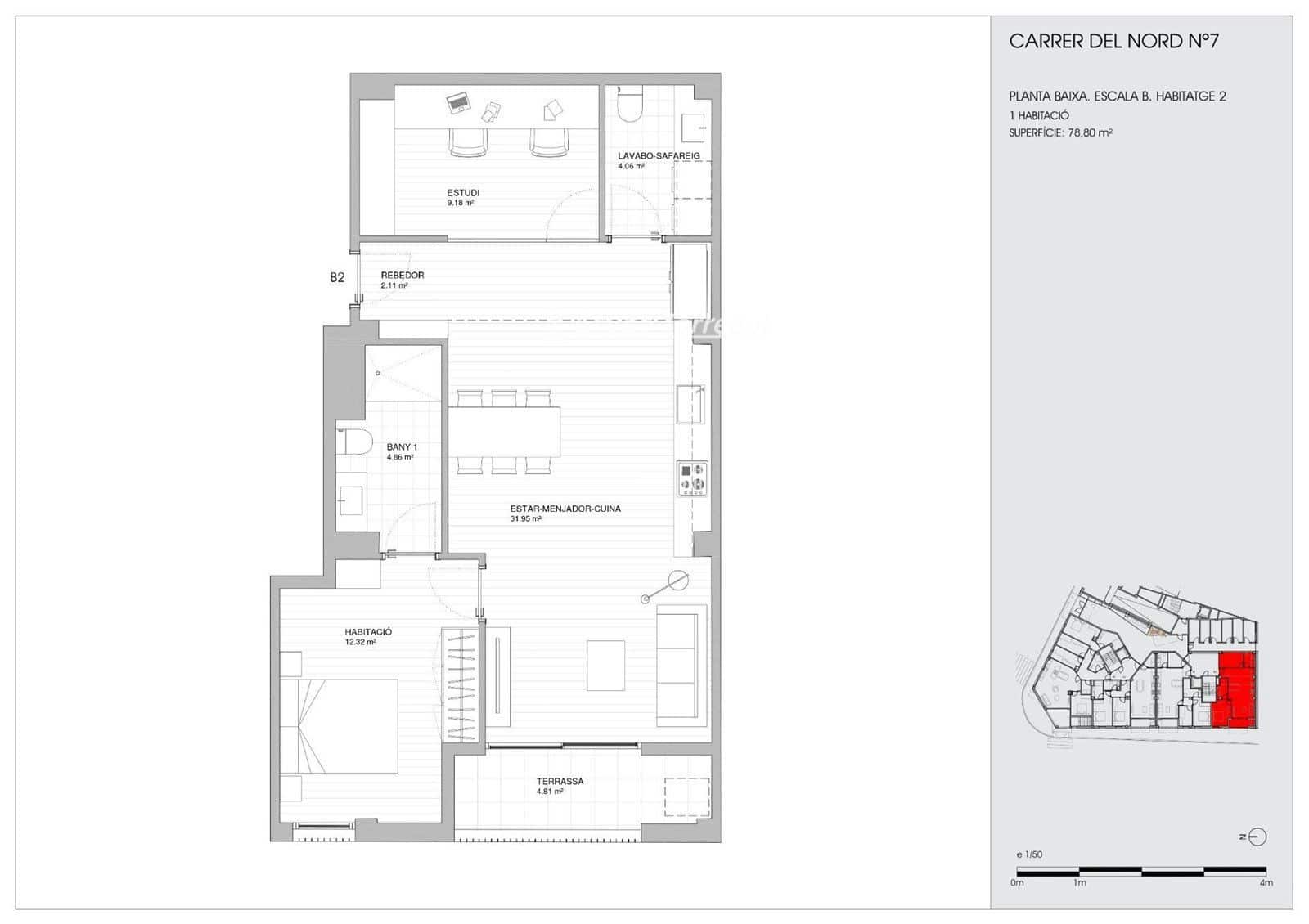 1 quarto Apartamento para venda em Torredembarra com garagem - 190 000 € (Ref: 9571434)