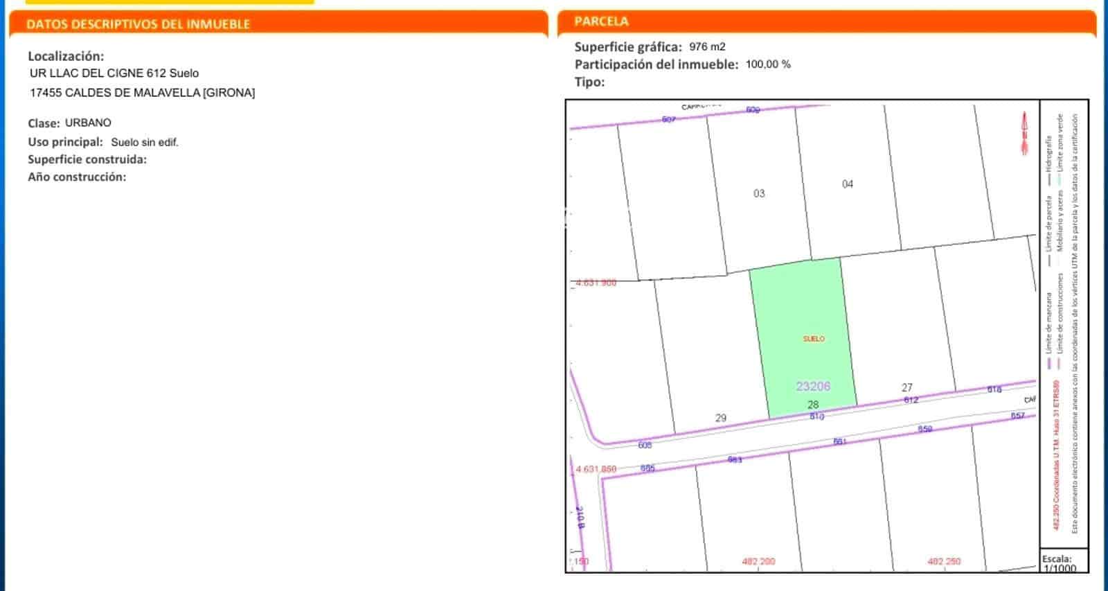 Bauplatz zu verkaufen in Caldes de Malavella - 65.000 € (Ref: 9598342)