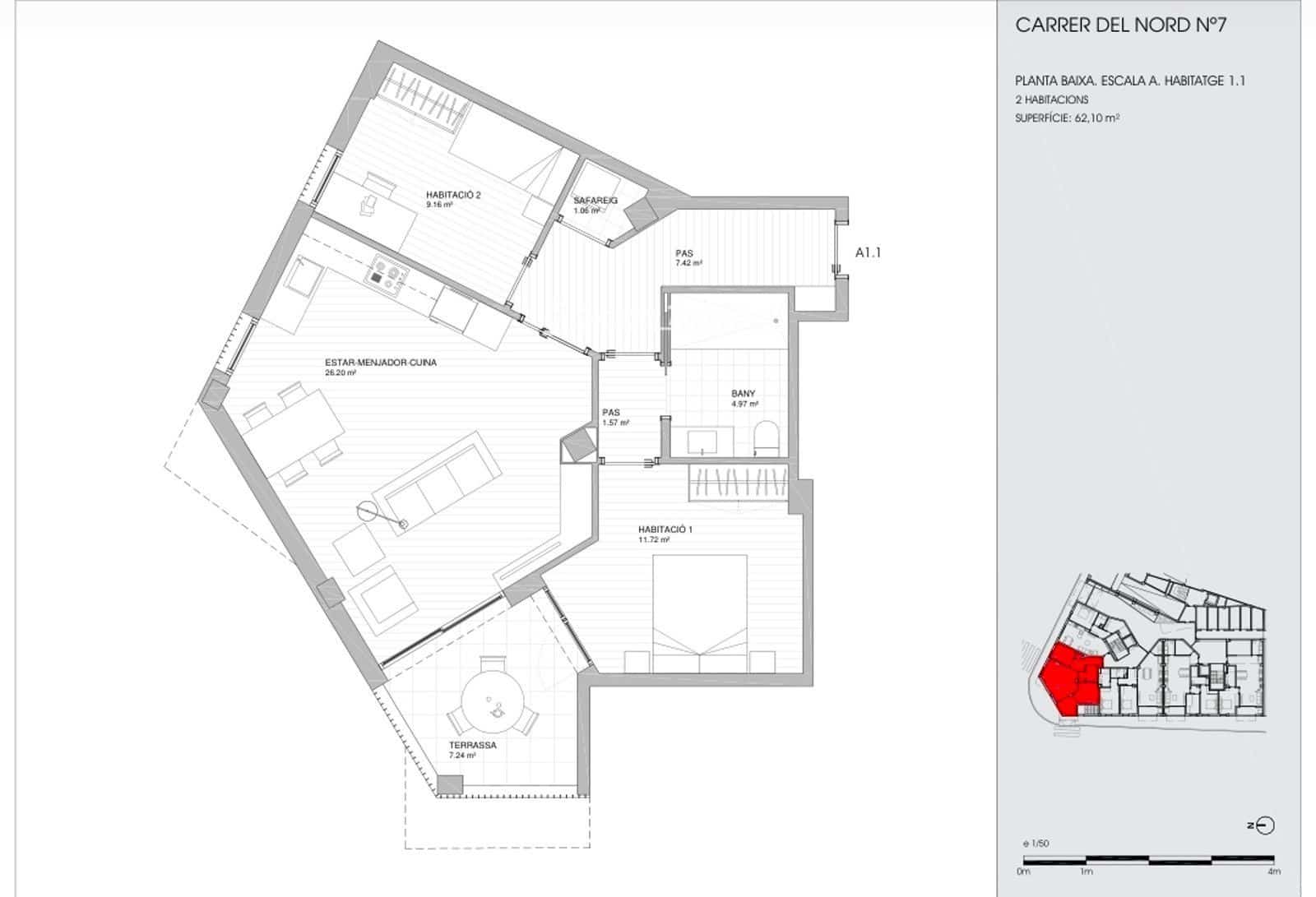 Piso de 2 habitaciones en Torredembarra en venta - 195.000 € (Ref: 9622570)