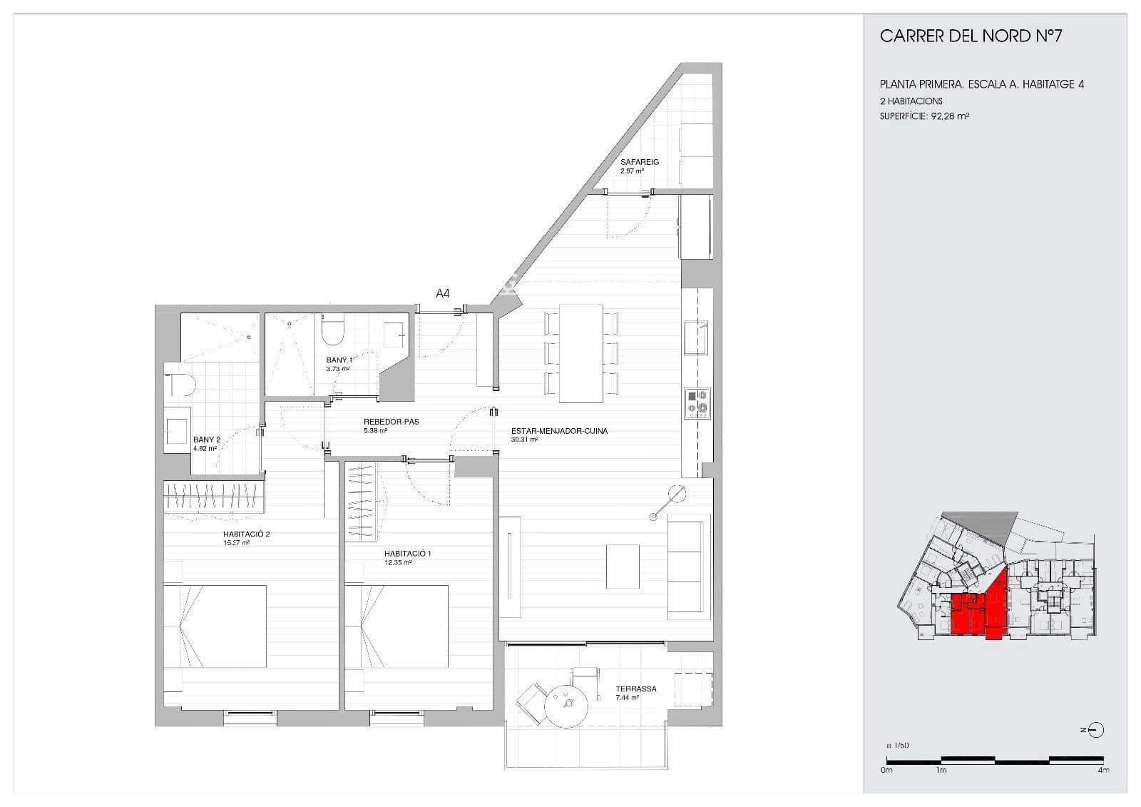 2 bedroom Flat for sale in Torredembarra - € 250,000 (Ref: 9722643)