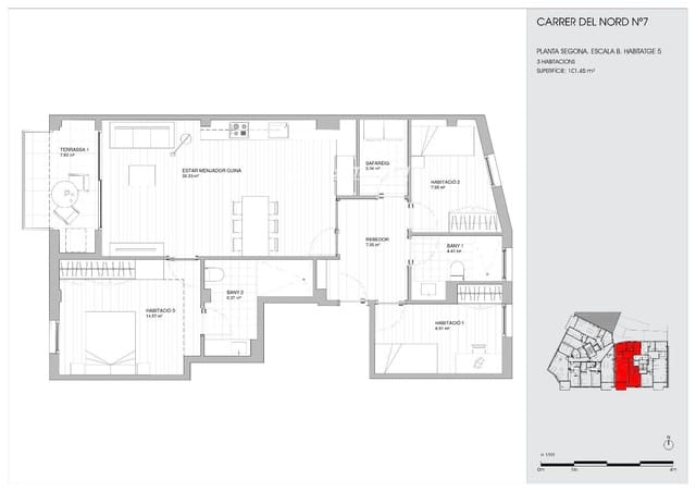 3 slaapkamer Flat te koop in Torredembarra - € 290.000 (Ref: 9731211)