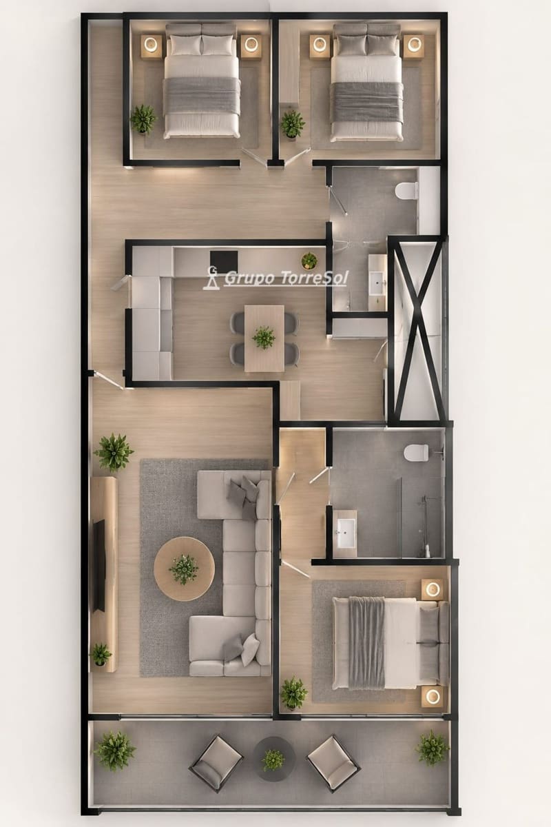 3 soverom Leilighet til salgs i Segur de Calafell med svømmebasseng garasje - € 291 000 (Ref: 9752466)