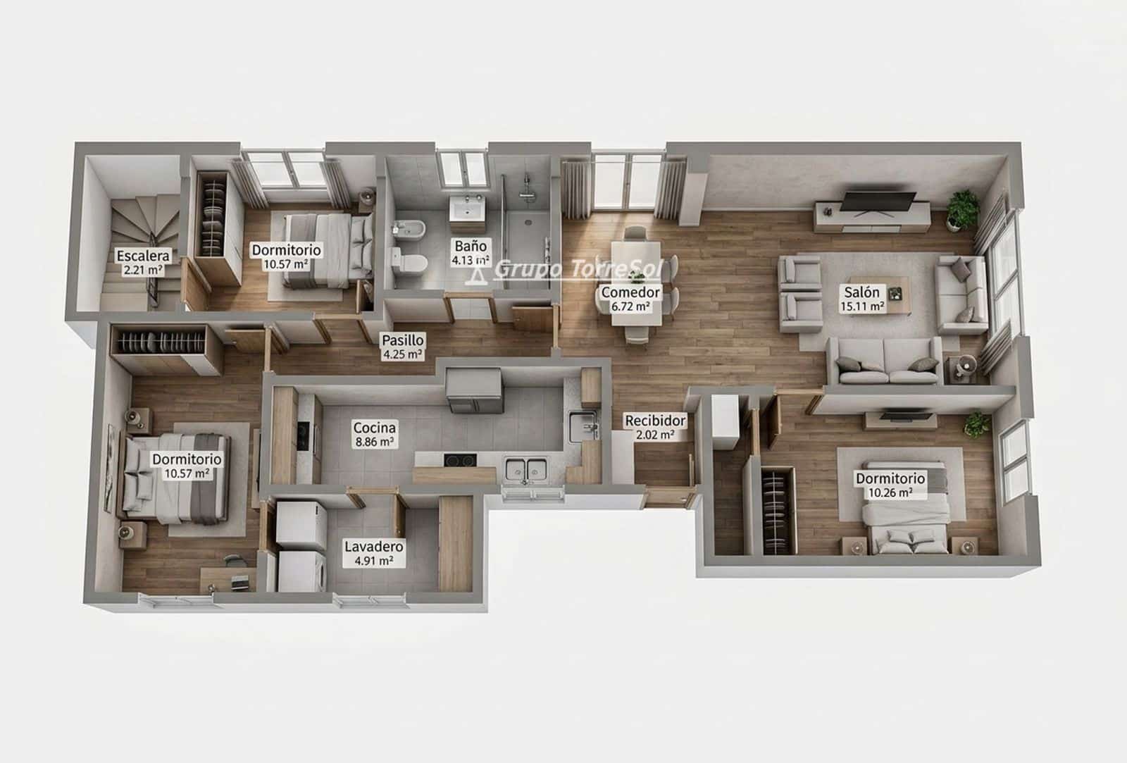 3 slaapkamer Flat te koop in Calafell met garage - € 239.000 (Ref: 9865931)