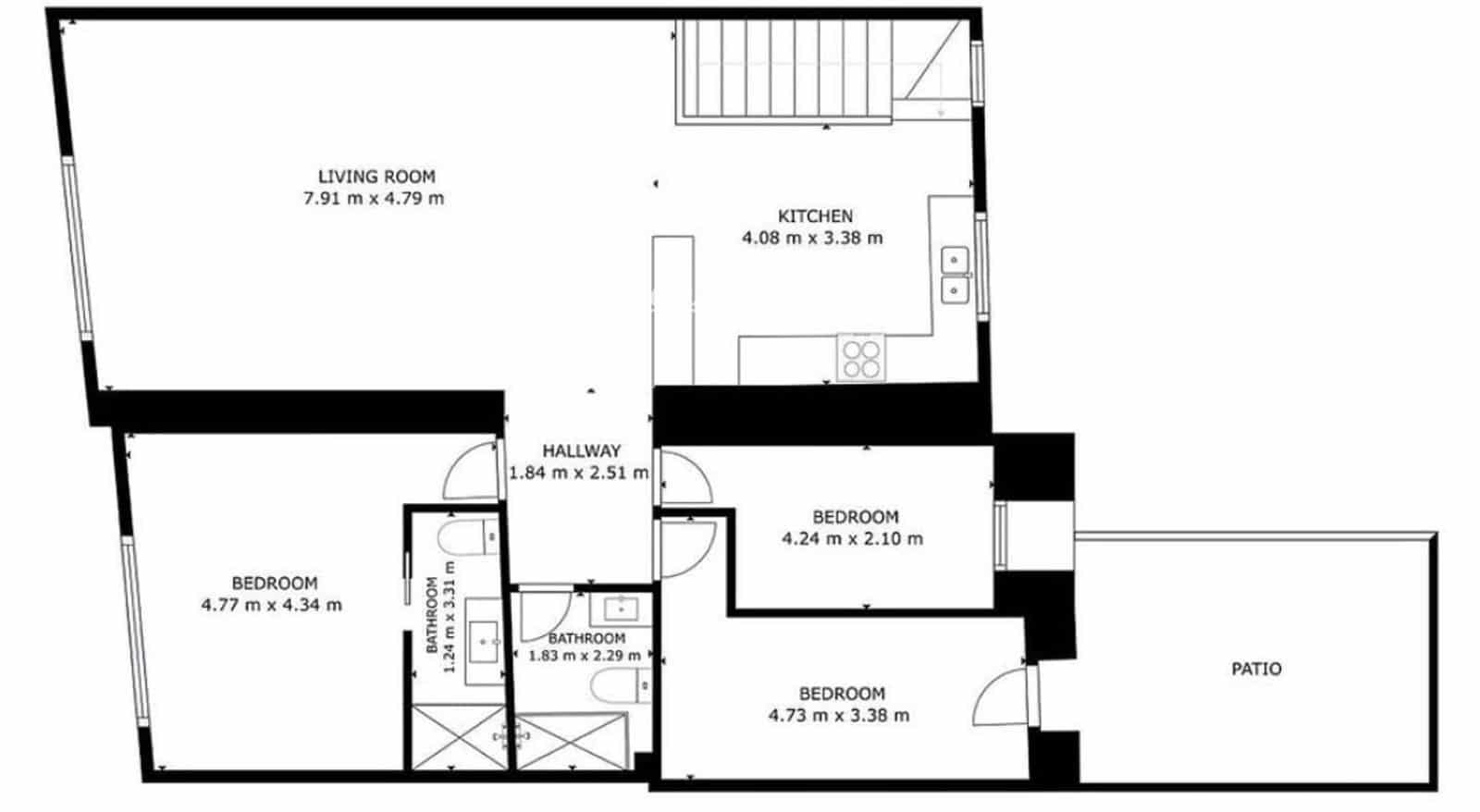 3 slaapkamer Flat te koop in El Vendrell - € 209.000 (Ref: 9956197)