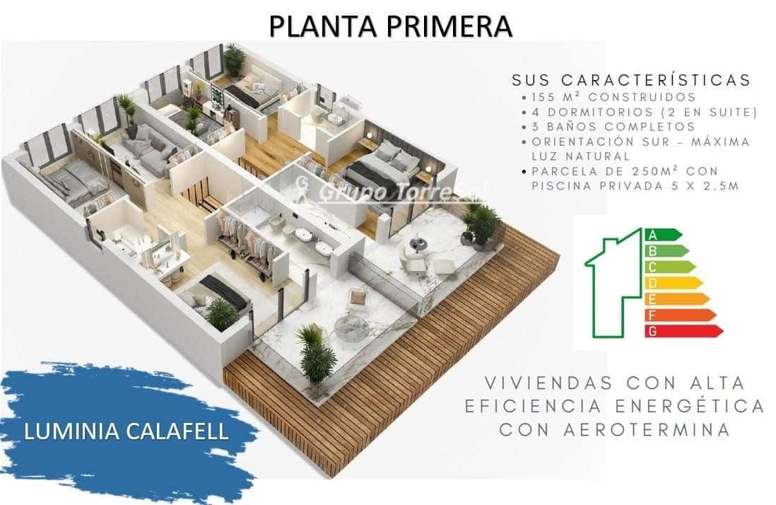 4 bedroom Townhouse for sale in Segur de Calafell with pool garage - € 490,000 (Ref: 9965879)