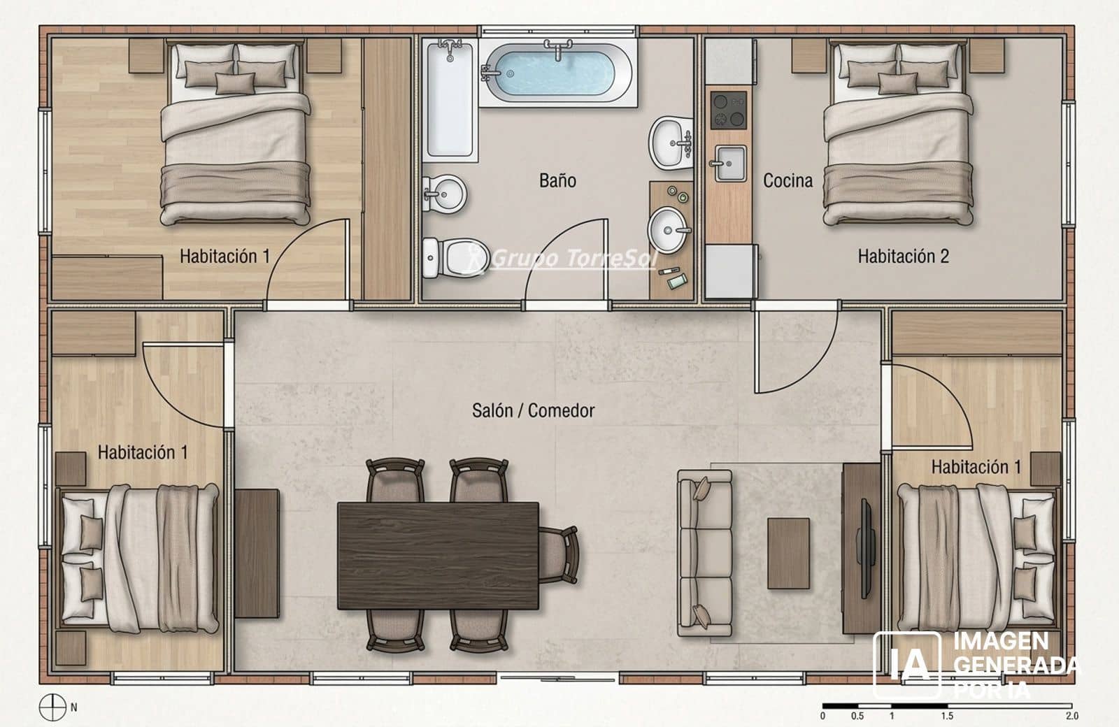 4 sypialnia Dom na sprzedaż w Torredembarra z garażem - 325 000 € (Ref: 9979221)
