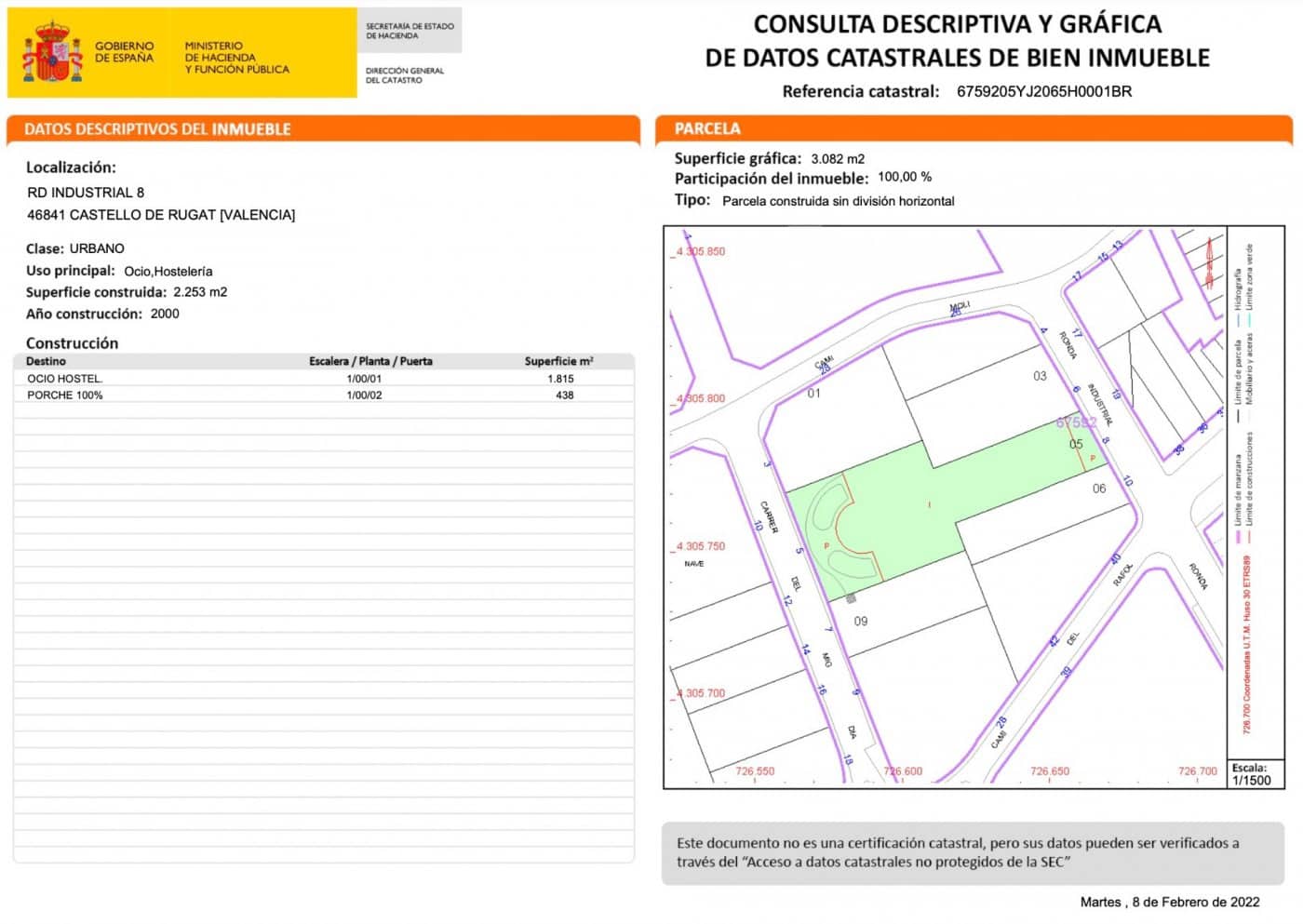 Virksomhed til salg i Castello de Rugat - € 497.900 (Ref: 6633875)