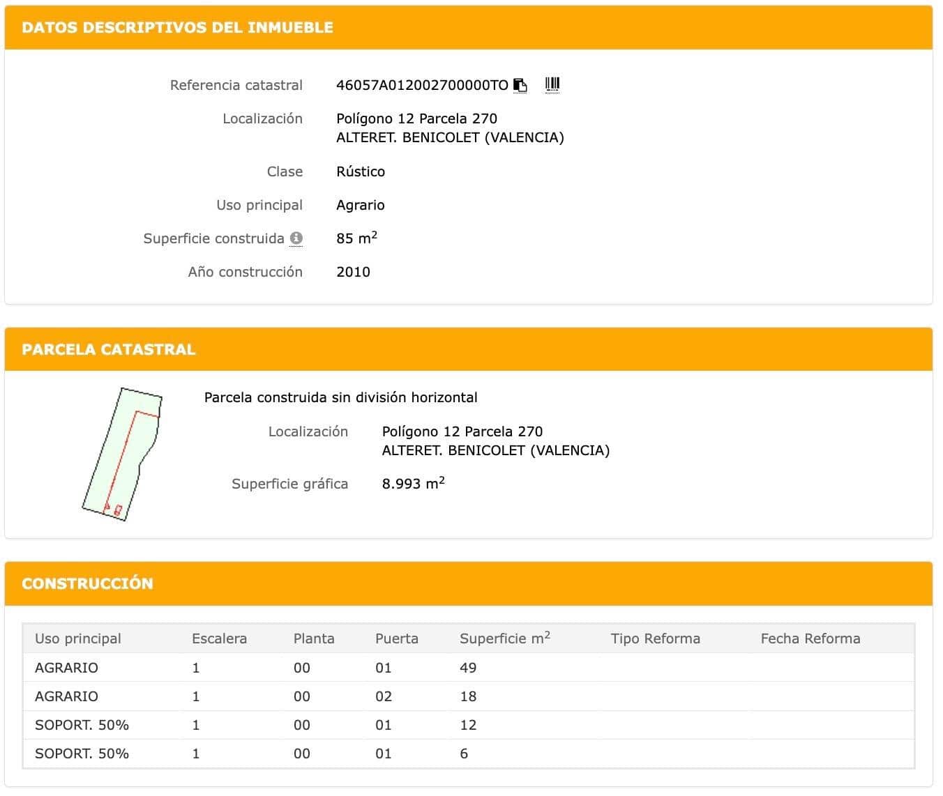 1 soveværelse Villa til salg i Benicolet med garage - € 110.000 (Ref: 7107561)