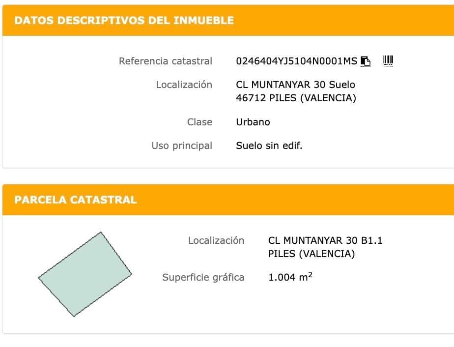 Tomt till salu i Piles - 451 000 € (Ref: 7712098)