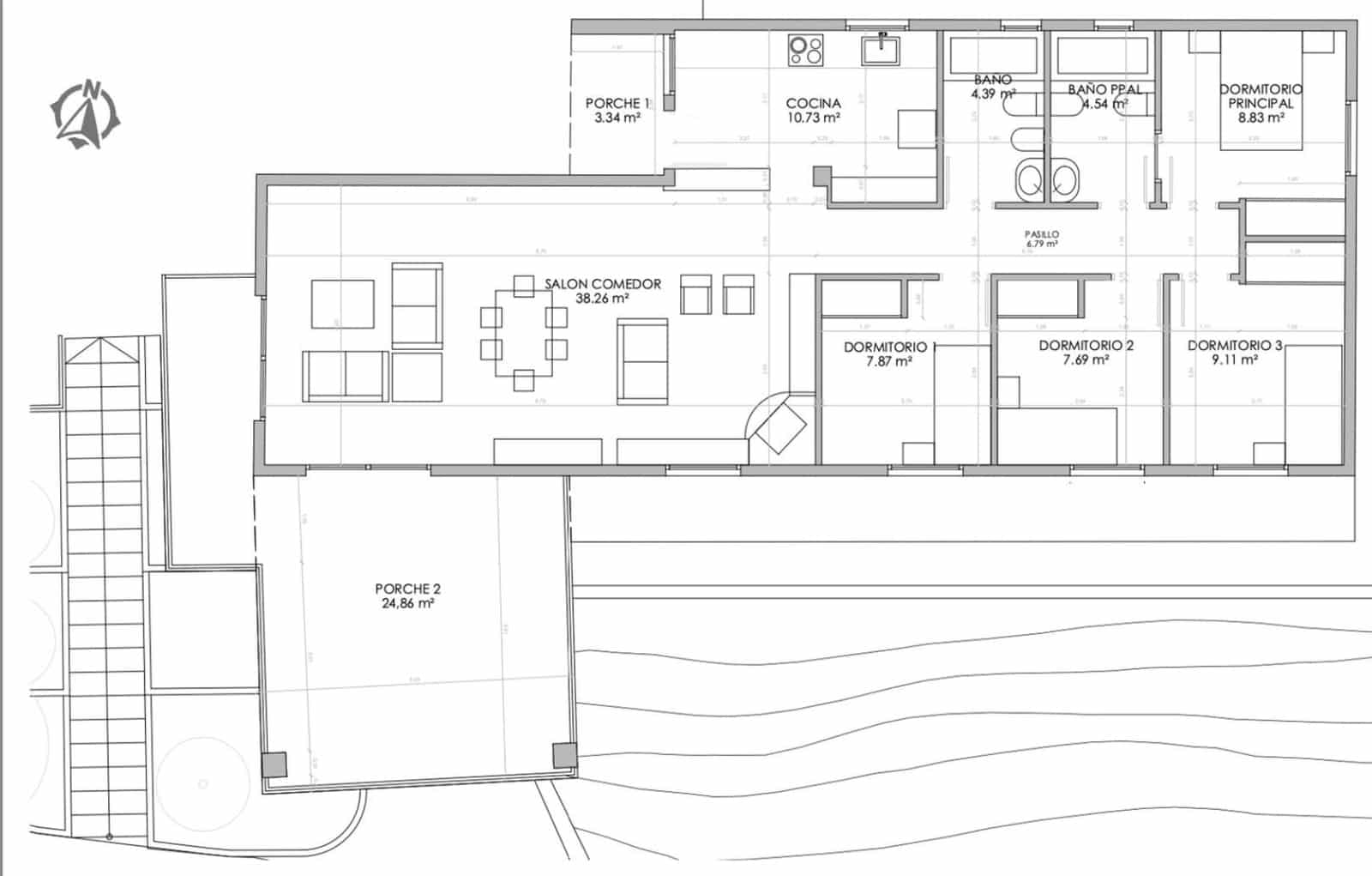 4 sovrum Villa till salu i Gandia med garage - 149 000 € (Ref: 8086189)