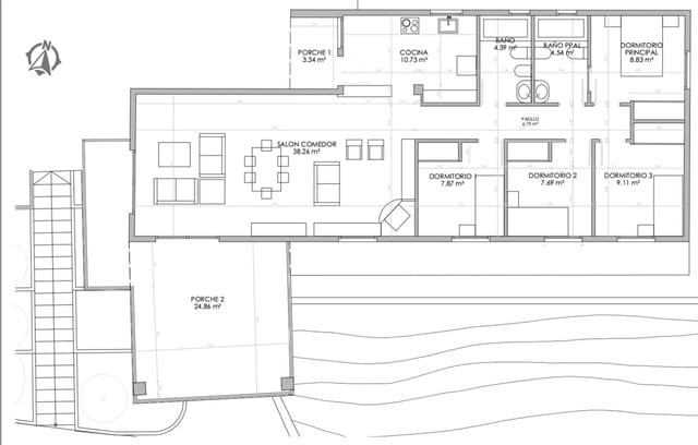 4 sovrum Villa till salu i Gandia med garage - 149 000 € (Ref: 8086189)
