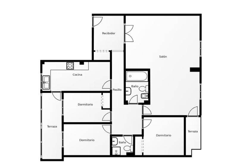 3 soveværelse Lejlighed til salg i Miramar - € 116.000 (Ref: 8905608)