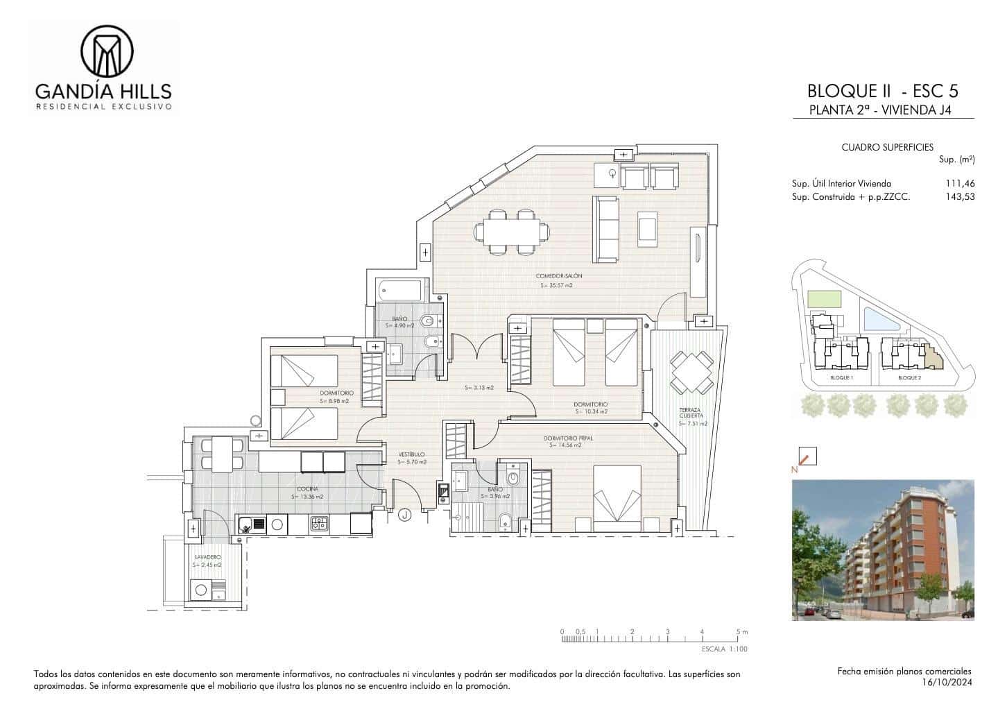 3 soveværelse Lejlighed til salg i Gandia med swimmingpool garage - € 270.378 (Ref: 9036515)