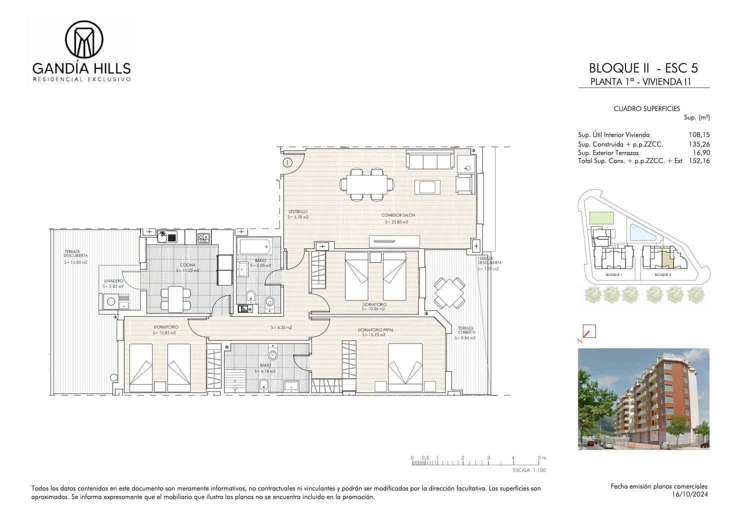 2 sovrum Lägenhet till salu i Gandia med pool garage - 203 302 € (Ref: 9036516)