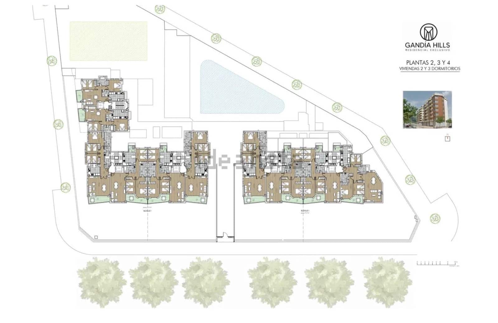 3 soverom Leilighet til salgs i Gandia med svømmebasseng garasje - € 270 378 (Ref: 9042128)