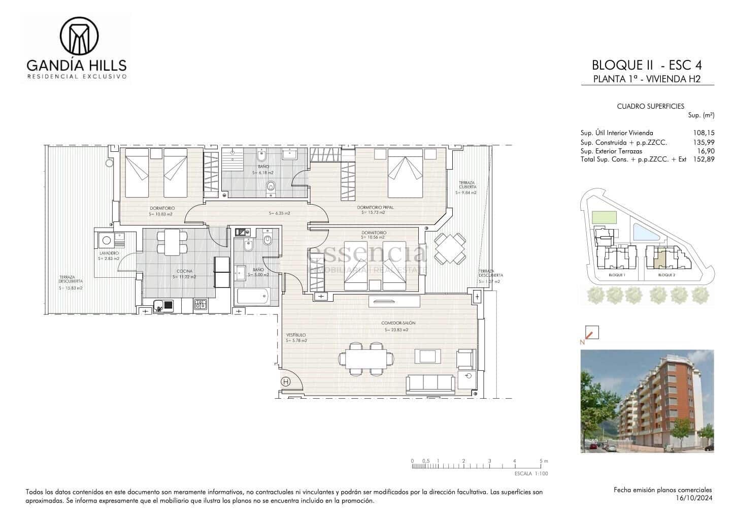 3 soveværelse Penthouse til salg i Gandia med swimmingpool garage - € 427.752 (Ref: 9085212)