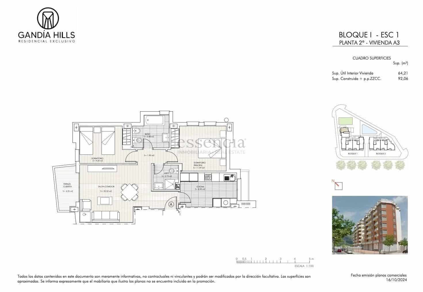 3 soveværelse Penthouse til salg i Gandia med swimmingpool garage - € 427.752 (Ref: 9085212)