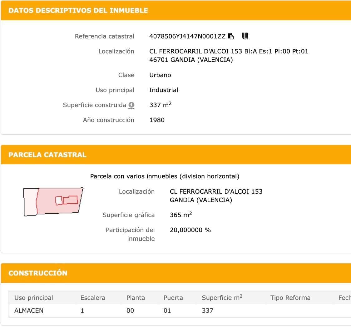 Erhverv til salg i Gandia - € 105.000 (Ref: 9095163)