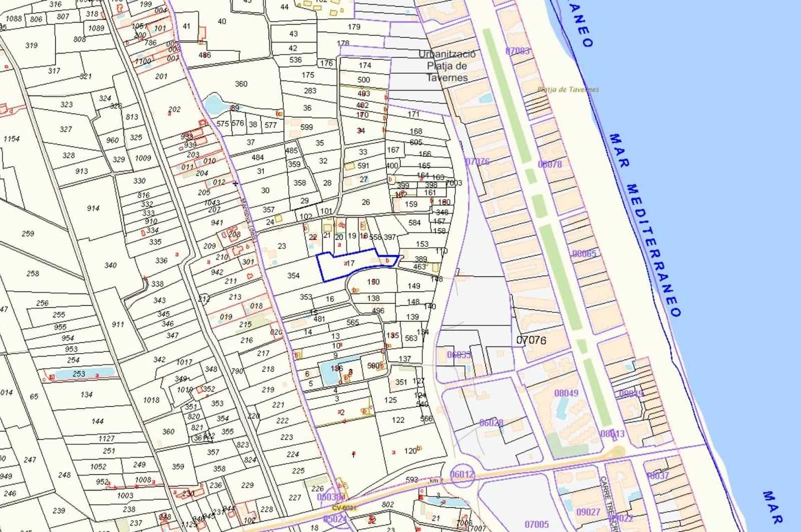 Byggegrund til salg i Tavernes de la Valldigna - € 554.800 (Ref: 9151839)