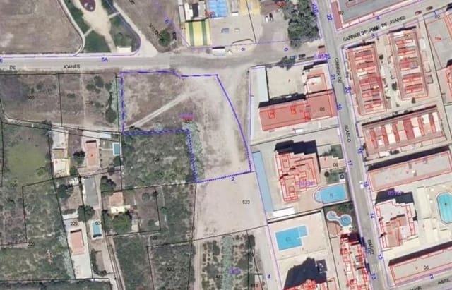 Byggegrund til salg i Tavernes de la Valldigna - € 87.000 (Ref: 9192264)