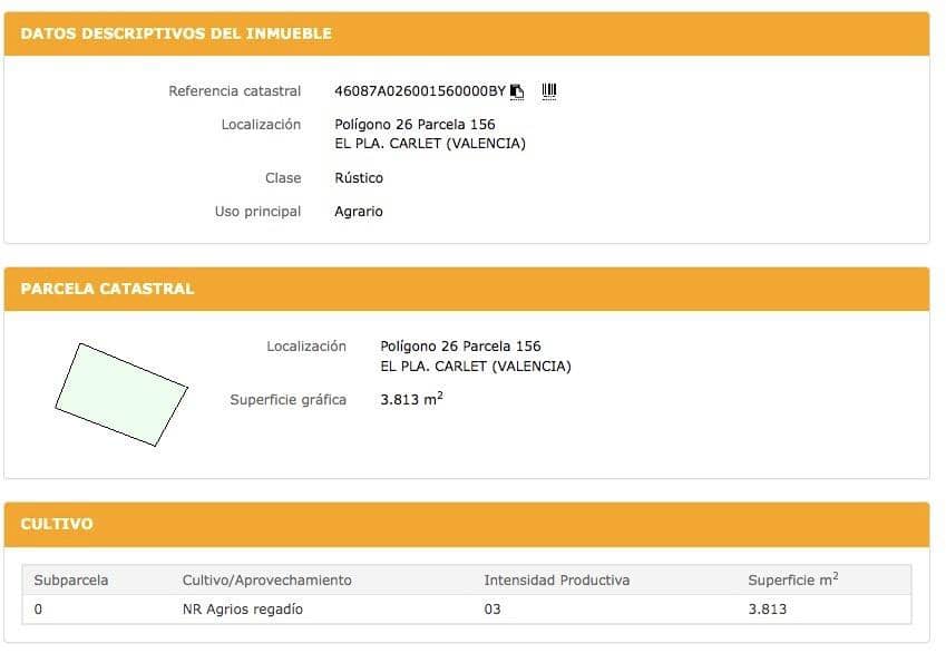 Byggegrund til salg i Carlet - € 26.100 (Ref: 9192265)