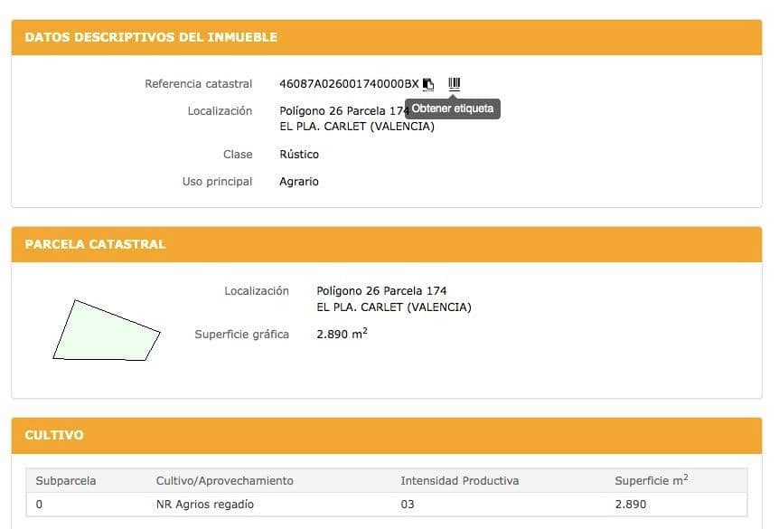 Byggegrund til salg i Carlet - € 26.100 (Ref: 9192265)