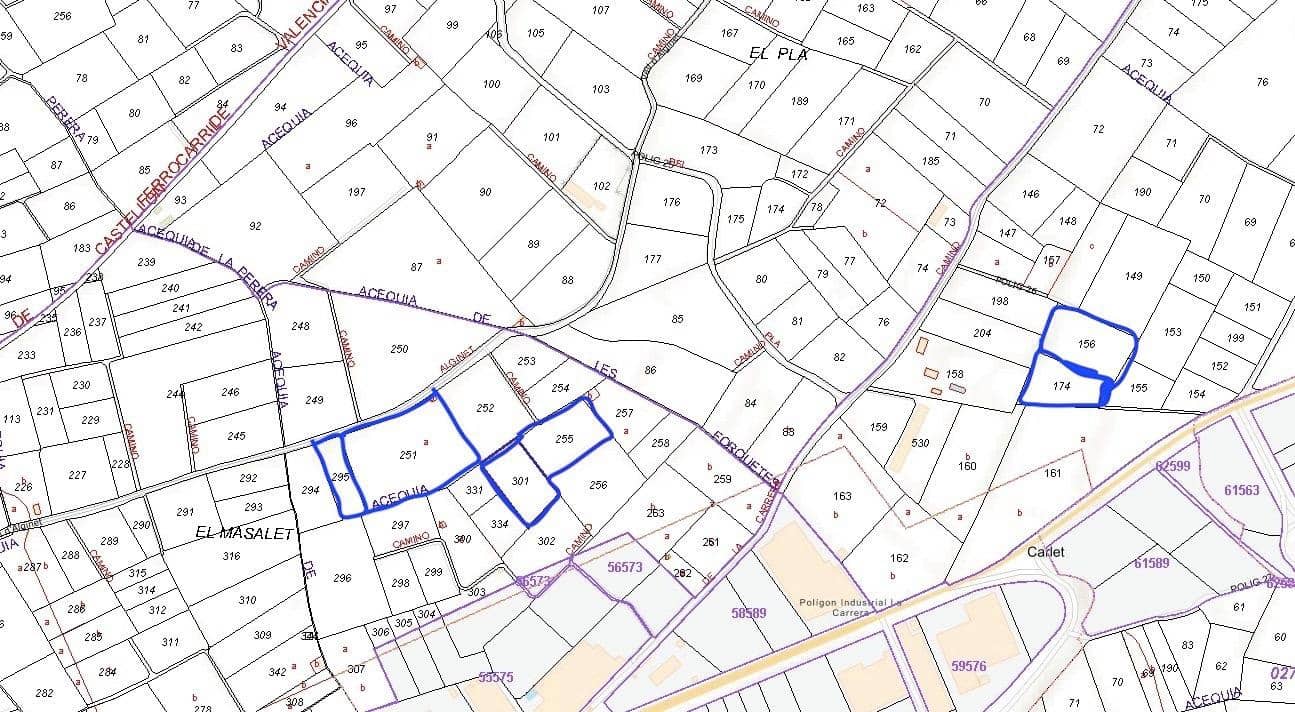 Byggegrund til salg i Carlet - € 26.100 (Ref: 9192265)