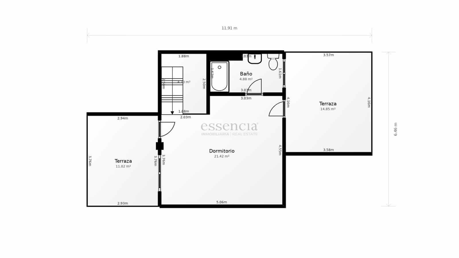 3 sypialnia Penthouse na sprzedaż w Miramar z garażem - 175 000 € (Ref: 9204425)