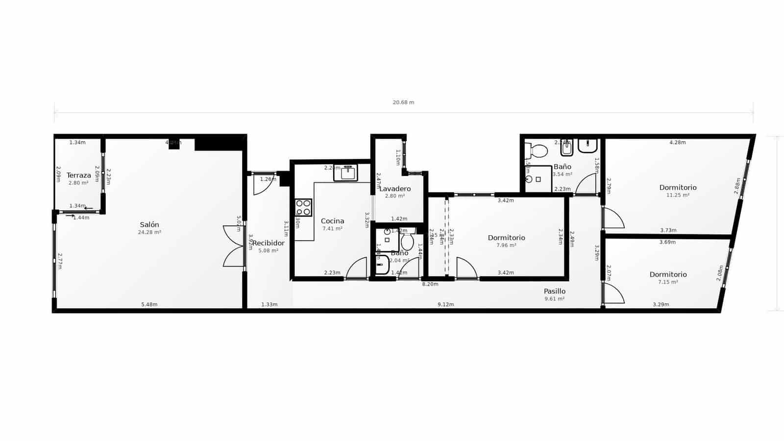 3 soveværelse Lejlighed til salg i Gandia - € 165.900 (Ref: 9255215)