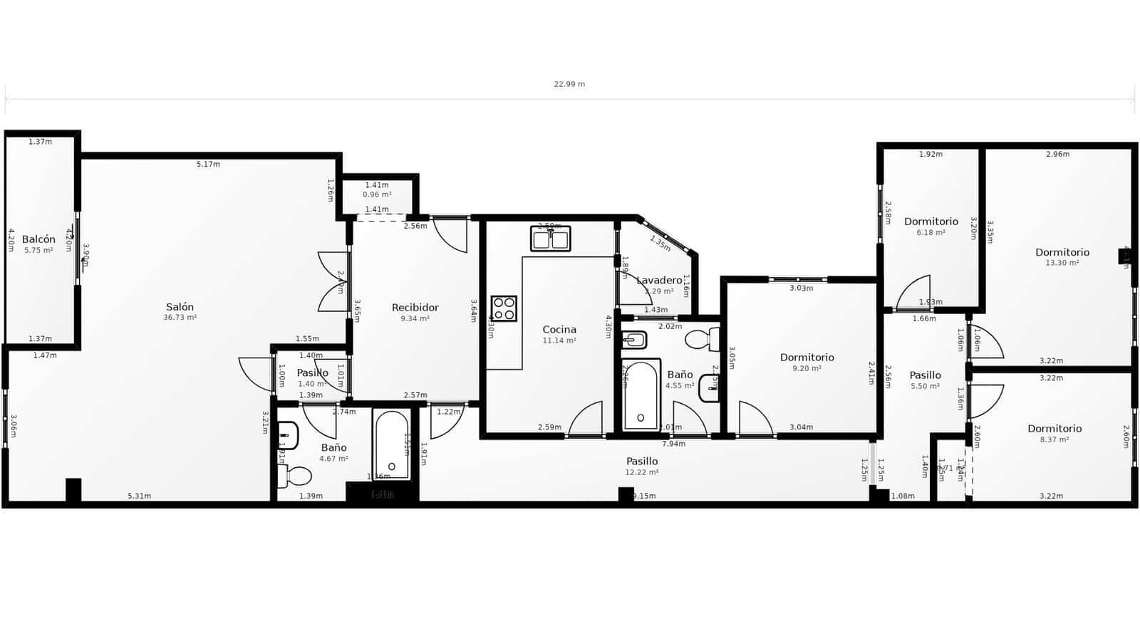 4 sovrum Lägenhet till salu i Gandia med garage - 249 900 € (Ref: 9382780)