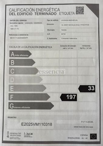 4 soverom Leilighet til salgs i Gandia med garasje - € 280 000 (Ref: 9385529)