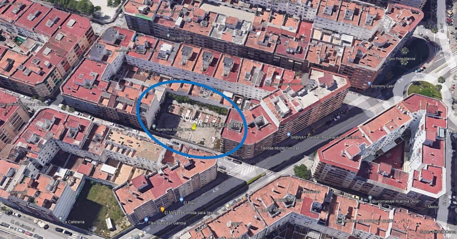 Tontti myytävänä paikassa Gandia - 750 000 € (Ref: 9398452)