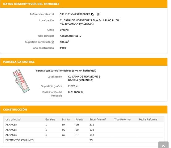 6 soveværelse Erhverv til salg i Gandia med garage - € 199.999 (Ref: 9406676)