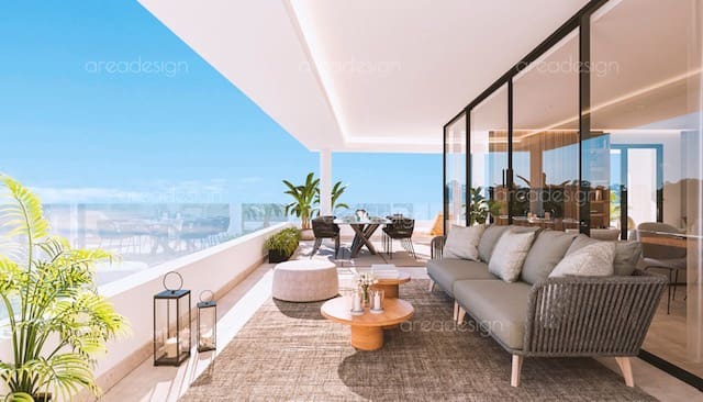 4 quarto Penthouse para venda em Estepona com piscina garagem - 912 073 € (Ref: 8930935)