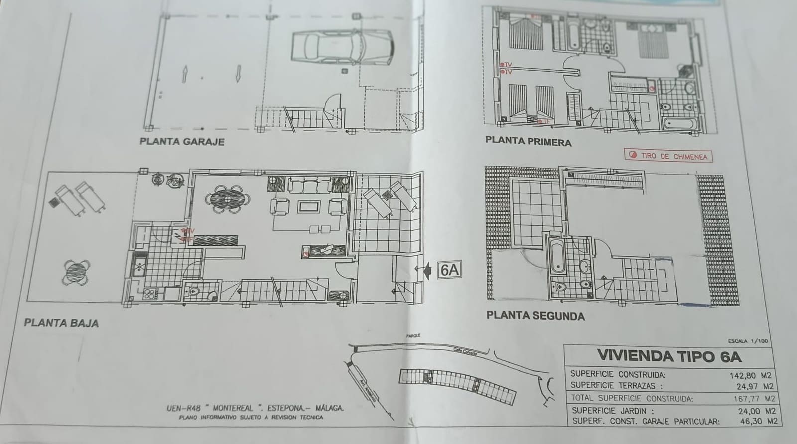 4 soveværelse Rækkehus til salg i Estepona med garage - € 699.500 (Ref: 9228003)